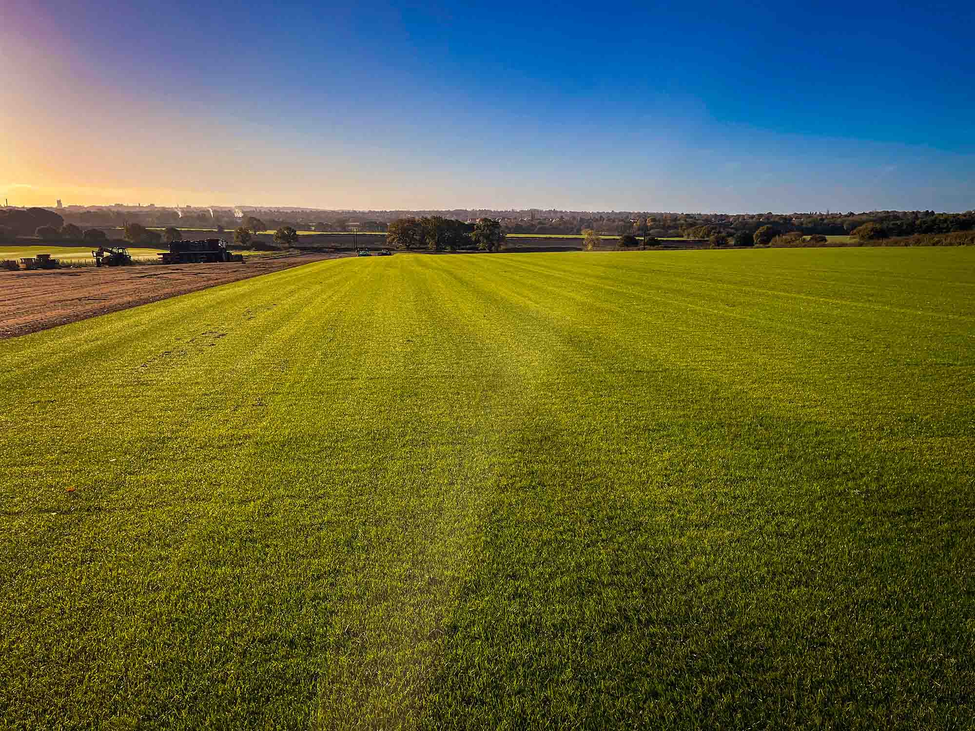 TurfWorld turf fields at Pendeford Hall Farm